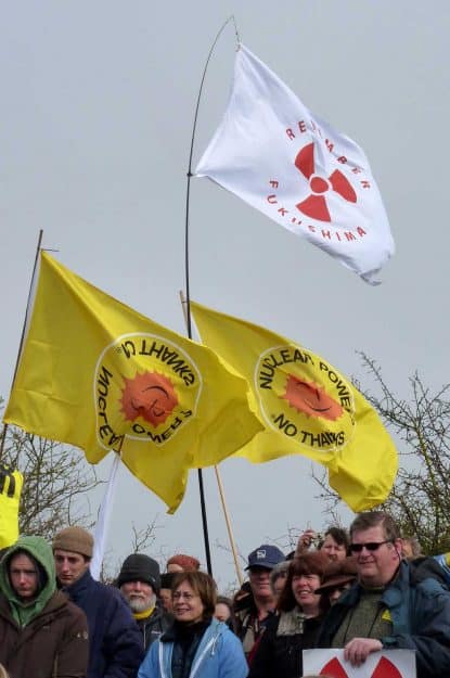 No to Nuclear Power flags