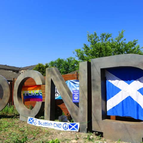 CND letters in Scotland