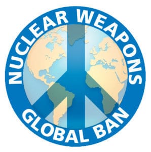 Nuclear weapons global ban logo