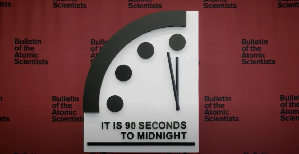 Doomsday Clock 2024 We're fast approaching the point of no return