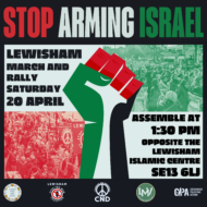 Stop Arming Israel: Lewisham march and rally