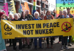 Invest in peace banner