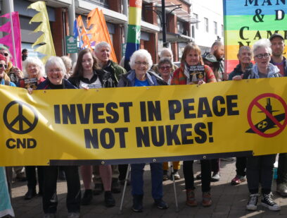 Invest in peace banner