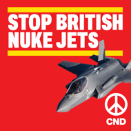 'Stop British Nuke Jets' - national demonstration at RAF Marham